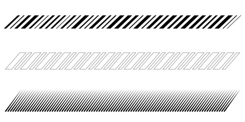 Minimal geometric abstract border diagonal slash line strip pattern grid dashed tape divider isolated design element for modern creative decoration template