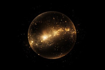 Wall Mural - planet astronomy light space.