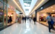 © hao - Abstract blur shopping mall corridor. Blurred retail and hall interior in department store. Defocused bokeh effect background or backdrop for business concept. High quality