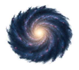 Wall Mural - messier 101 with a face-on spiral galaxy with a large, bright core