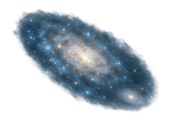 Wall Mural - sculptor dwarf galaxy with a small, faint galaxy near the milky way