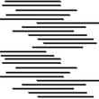 © nasrin - simple abstract black colour horizontal spead line pattern with white background