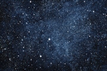 Wall Mural - Starry Night Sky Background With Detailed Stars