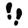 © Nayeem - Trail markers footprint iconography for hiking and trekking