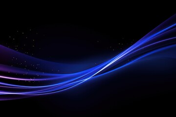 Wall Mural - darkblue neon wind line backgrounds abstract nature.
