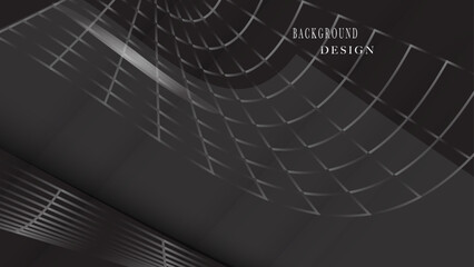 Wall Mural - Dark grey color lines background