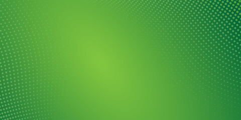Wall Mural - abstract green gradient background with curve  halftone composition