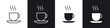 © Bsbd - Cup of coffee icons graphic vectors