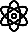© Shamim - Modern atom symbol and logotype design
