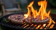 © Jes - Delicious Grilled Sausages on a Fiery BBQ