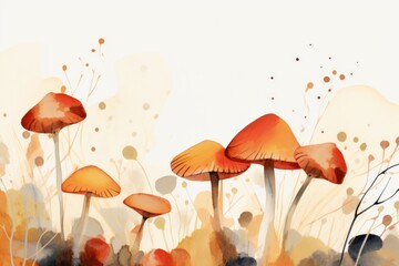 Wall Mural - png mushrooms fungus plant toadstool.
