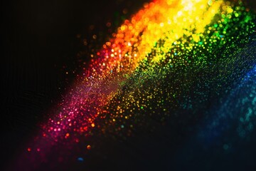 Wall Mural - rainbow flare backgrounds glitter light.
