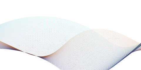 Wall Mural - abstract modern colorful wavy stylized blend liens on white background. blending gradient colors. di