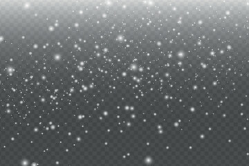 Wall Mural - light effect with glitter particles.christmas dust.white sparks shine with special light.