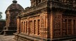 © Edward - Ancient terracotta architecture marvel: Details of Bishnupur temple West Bengal craftsmanship