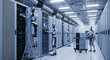 © Maxime - Robots gérant un centre de données