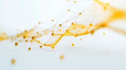 Creating minimalist yellow digital designs on a white background for modern graphic projects