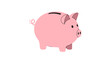 © gabriel - Cute piggy bank savings finance investment money wealth economy banking financial planning growth concept on transparent background