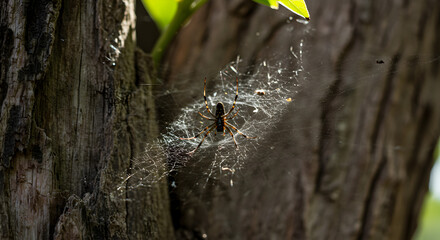 Intricate Spider Web in the Wild