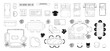 © Tatiana Bauman  - Furniture outline top view. Floor plan icons set for design interior and architectural project. Furniture collection. CAD drawings