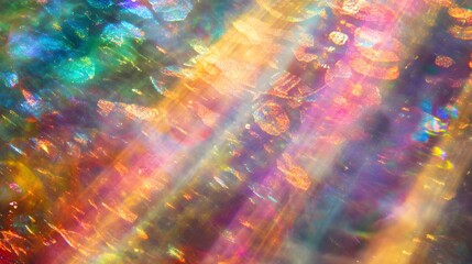Wall Mural - vibrant display of iridescent colours and patterns.