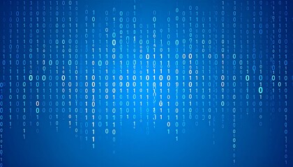 Binary Code Data Stream, Abstract Background