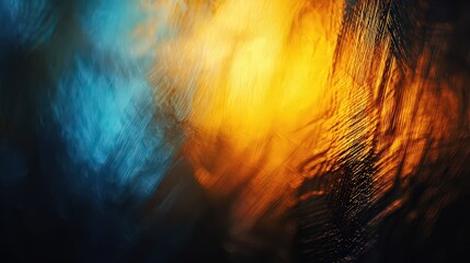 Wall Mural - Abstract Blue And Orange Swirling Texture Background