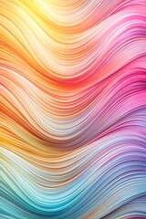 Wall Mural - abstract gradient background with wavy lines, pastel color wallpaper design, smooth flowing texture 