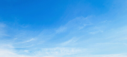 Wall Mural - sky is blue and clear with  clouds