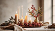 © Vasyl - A cozy thanksgiving table is set for happy holidays, winter preparation and golden autumn.