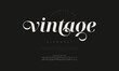 © designfourmonths - Vintage Decorative Serif Alphabet Font with Elegant Classic Style