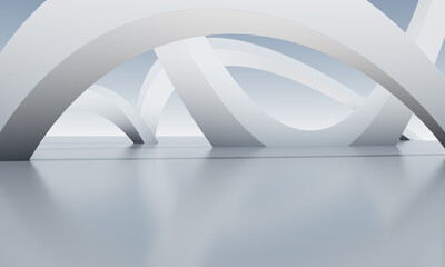 Wall Mural - abstract architecture background 3d render