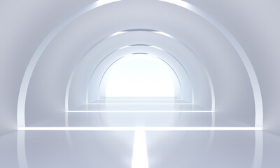 Wall Mural - abstract architecture background 3d render