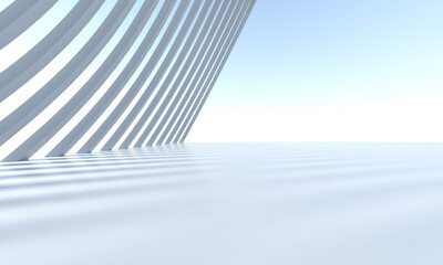 Wall Mural - abstract architecture background 3d render