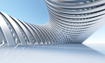 Wall Mural - abstract architecture background 3d render