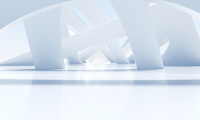Wall Mural - abstract architecture background 3d render