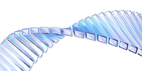 Wall Mural - abstract background design, futuristic glass shape, 3d render