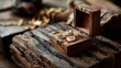 © Juan - Wooden box filled jewelry vintage styled treasure rustic nostalgic composition