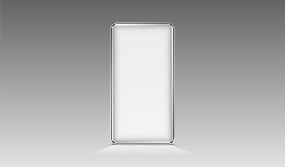 Smartphone mobile screen, technology mobile display light. Vector illustration