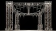 © Maryna - Stage Truss System. Isolated Tower Steel Framework for Studio Event Shows