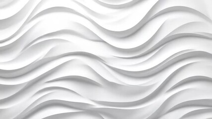 Abstract White Wave Pattern Background Texture Design