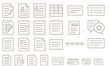 © MaxB - Simplified icons representing various documents for use in digital design projects and presentations