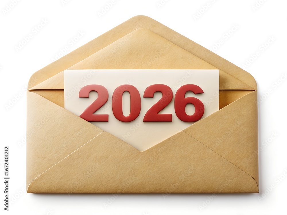 Planning For 2026 A New Year S Resolution Envelope Stock Photo Adobe 1000 F 1672401212 UnjGaRunILQLKW3z6zpFiS9BpjUdVTzz