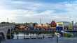 © Olga Bryukhova - The largest inflatable trampoline in the world, theme park, Dubai, UAE. Entertainment for children in Riverland in the United Arab Emirates