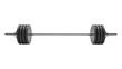 © yendisupiandi - Symmetrical Barbell Exercise Equipment Promoting Strength Training isolated transparent background