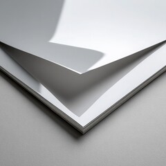 Wall Mural - Stack of White Paper with Sheet Lifting
