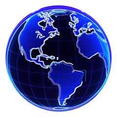 Canvas Print - PNG Earth icon planet globe space.