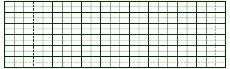Grid patterned vector tech background in green with dashed lines.