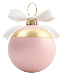 Wall Mural - png bauble christmas round pink.