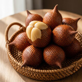 salak fruit in a basket